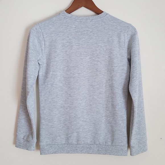 Disney | Minnie Mouse Logo Reversible Sequinned Sweatshirt L - Picture 7 of 7